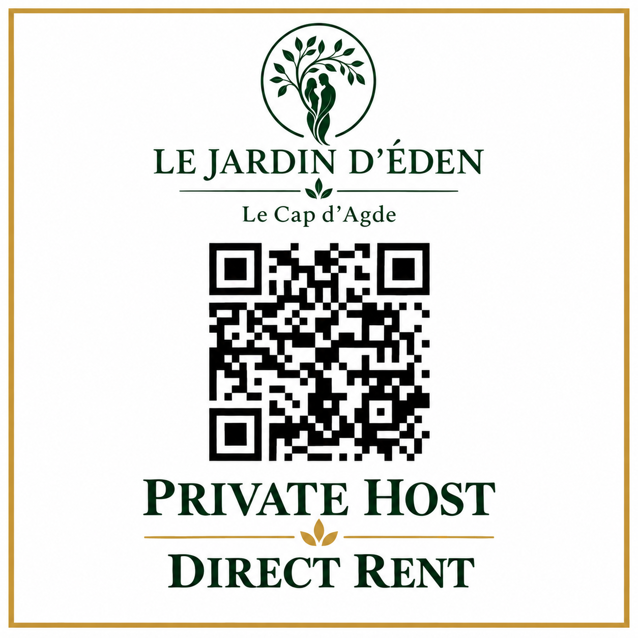 Hôte privé du Jardin d'Eden